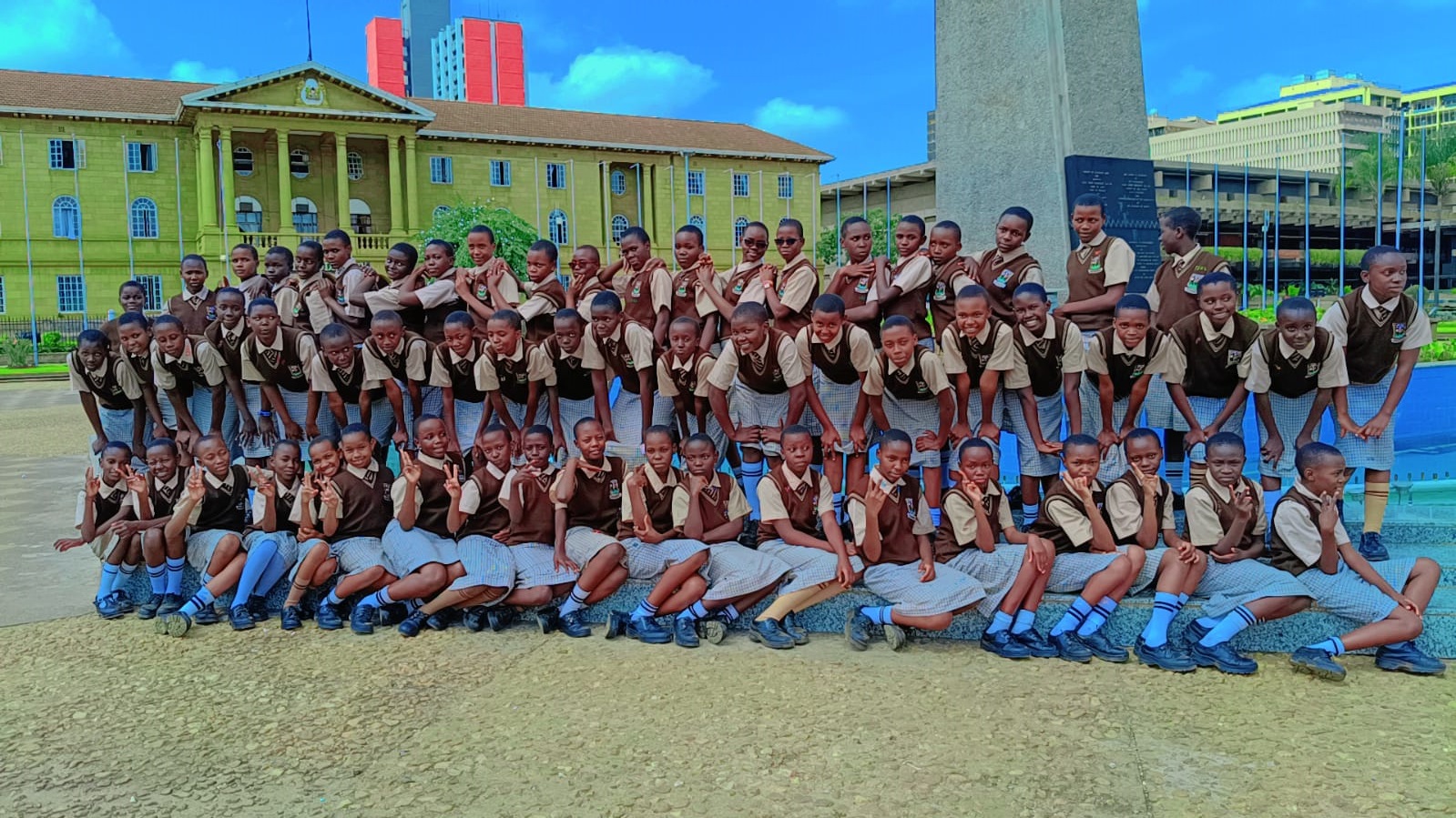 STUDENTS AT THE NATIONAL ASSEMBLY
